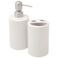Photo USA carries substrates for home decor including this 3-hole toothbrush holder and pump soap dispenser.