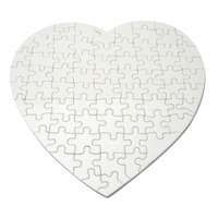 91103 - Blank Heart-shaped Puzzle