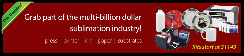 Get started in sublimation and get a part of the multi-billion dollar industry
